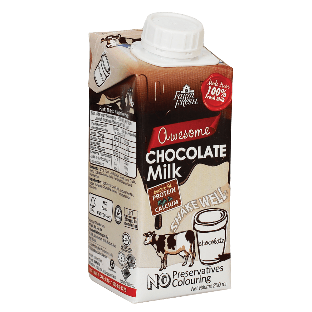 Farm fresh store chocolate milk