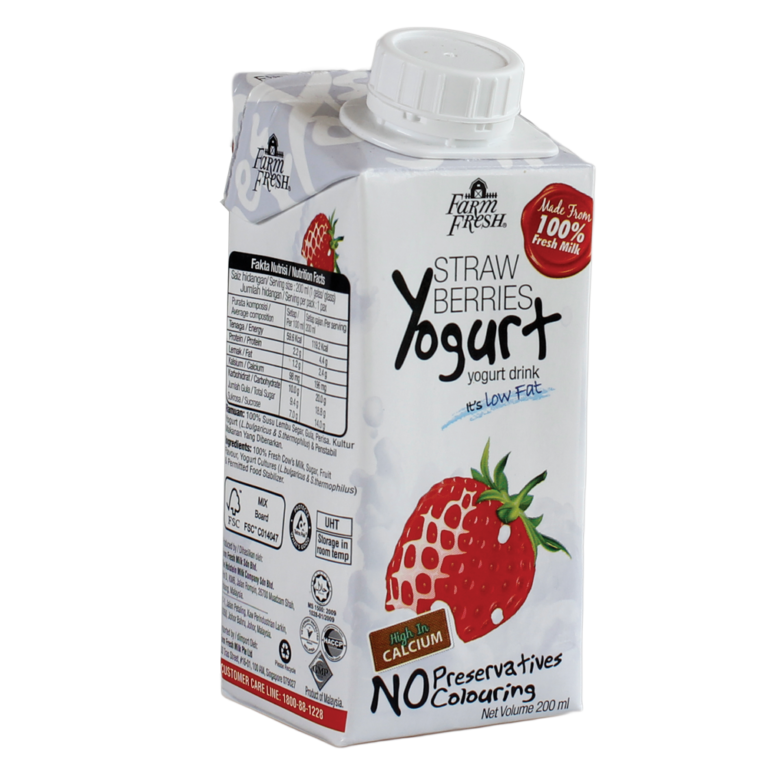 UHT Yogurt Drink Strawberry Farm Fresh Malaysia