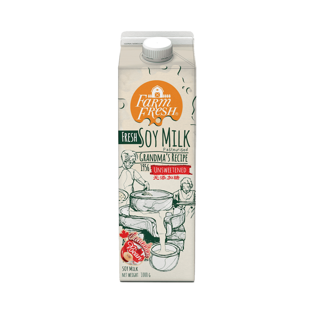 Soy milk Unsweet Chiiled 1